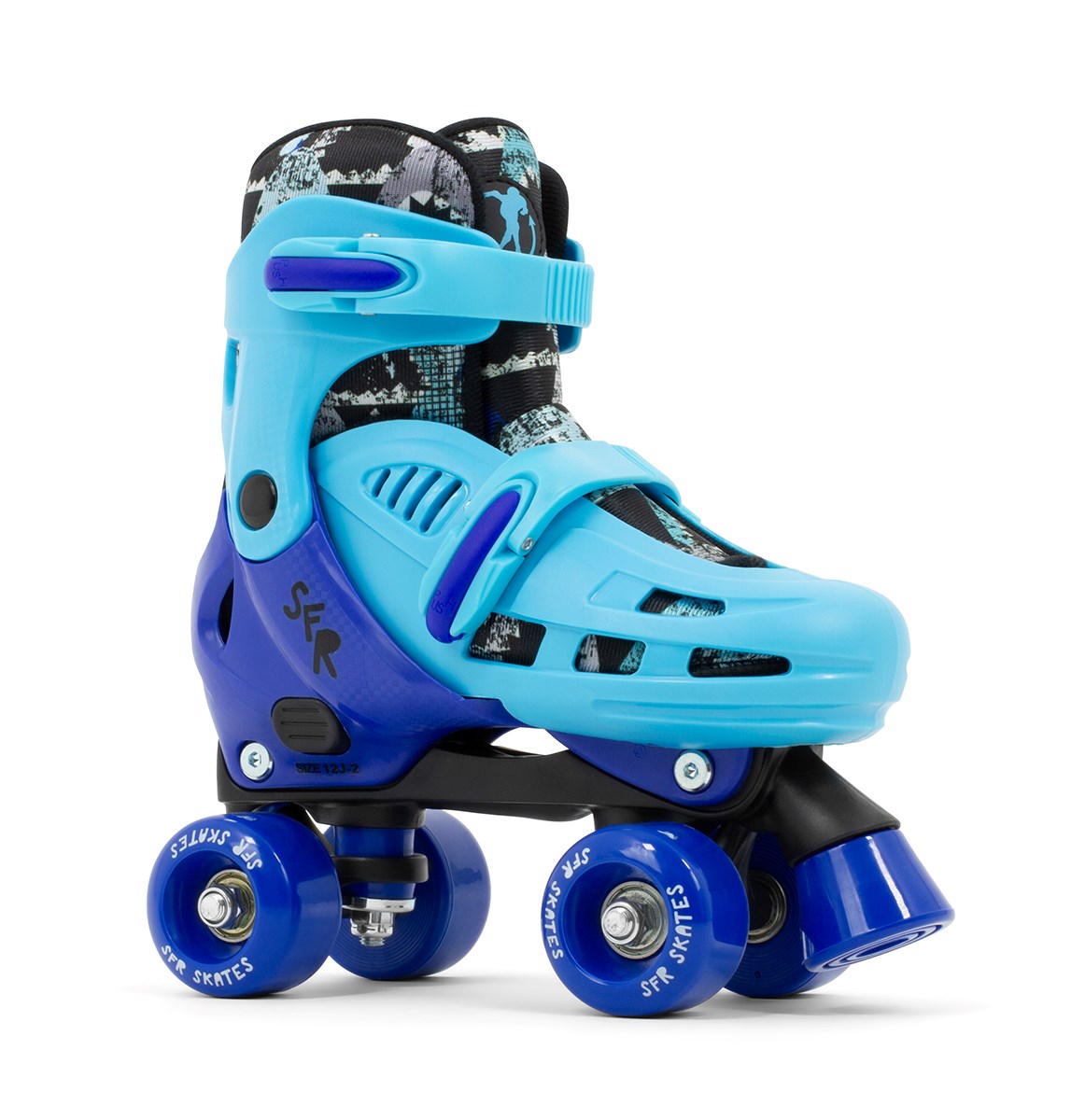 SFR Hurricane IV Adjustable Roller Skates - Shark Blue