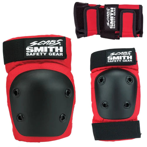 Smith Scabs Youth Combo Pad Set - Red