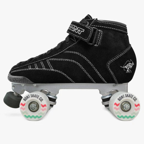 Bont Prostar Roller Skates - Tracer Plate - Black Suede