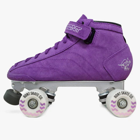 Bont Prostar Roller Skates - Tracer Plate - Purple Suede