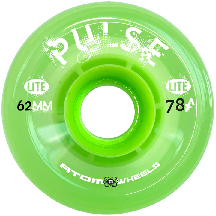 Atom Pulse Lite 62mm Outdoor Quad Wheels - Various Colours!