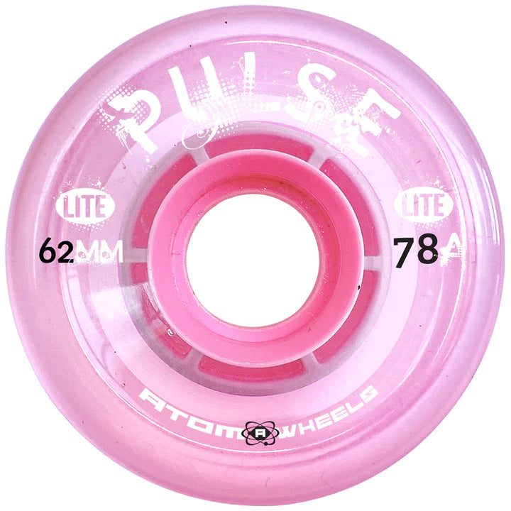 Atom Pulse Lite 62mm Outdoor Quad Wheels - Various Colours!