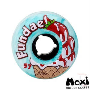 Moxi Fundae Skate Park Wheels 57mm 92a - Momma Trucker Skates