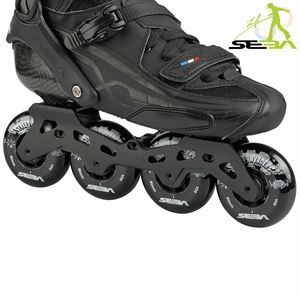 Seba TRIX 80 Black / Black In-Line Skates - Momma Trucker Skates