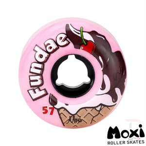 Moxi Fundae Skate Park Wheels 57mm 92a - Momma Trucker Skates