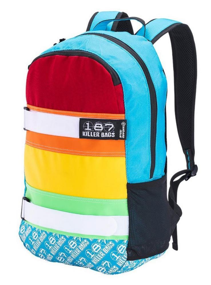187 Killer Bags Standard Issue Backpack - Rainbow - Momma Trucker Skates