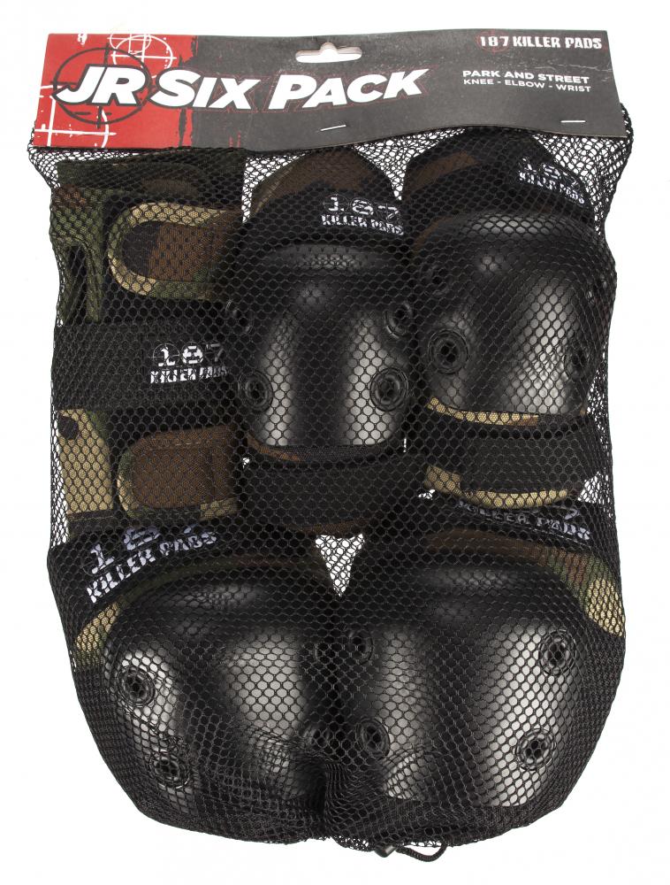 187 Pad Set JR. Six Pack Camo - Momma Trucker Skates