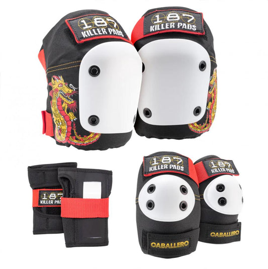 187 Pad Set Combo Pack Adult 6 Pack Set - Caballero