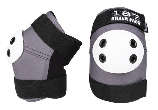 187 Killer Elbow Pads Grey - Momma Trucker Skates