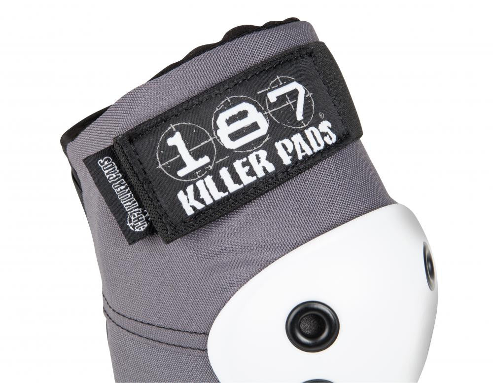 187 Killer Elbow Pads Grey - Momma Trucker Skates