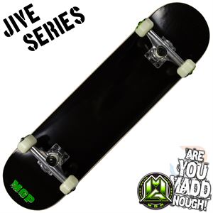 MGP Jive Series Sk8boards - Mini Logo Black - Momma Trucker Skates