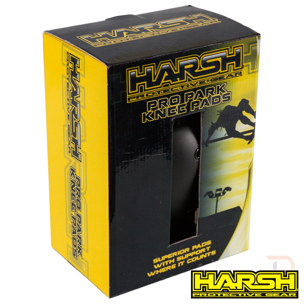 Harsh Pro Park Knee Pads - Momma Trucker Skates