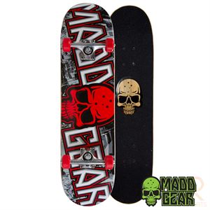 Madd Gear Pro Series Complete Skateboard - Grittee Red - Momma Trucker Skates