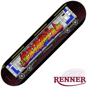 Renner B Series Complete Skateboard - B22 Graffiti on The Tube - Momma Trucker Skates