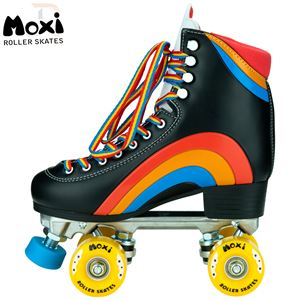 Moxi Rainbow Roller Skates - Black - Momma Trucker Skates