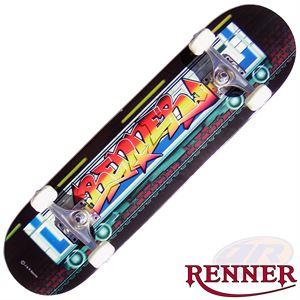 Renner B Series Complete Skateboard - B22 Graffiti on The Tube - Momma Trucker Skates