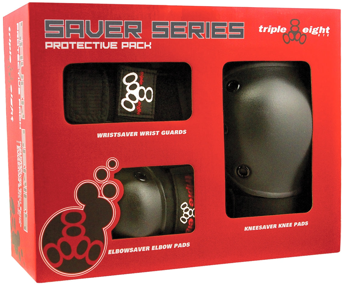 Triple 8 Saver Series 3 Pc Pad Set - Momma Trucker Skates
