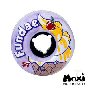 Moxi Fundae Skate Park Wheels 57mm 92a - Momma Trucker Skates