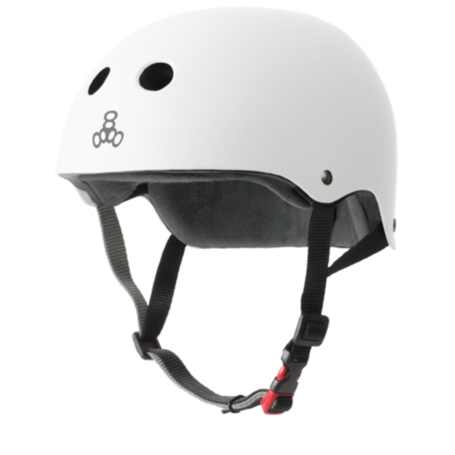 Triple 8 Certified Sweatsaver Helmet Rubber various Colours
