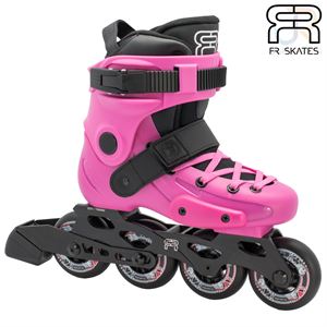 FR Skates Adjustable Childrens Inline Skates - Pink 32-34 - Momma Trucker Skates