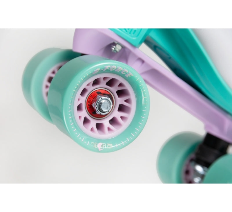 Chaya Lifestyle Roller Skates Melrose White & Teal - Momma Trucker Skates