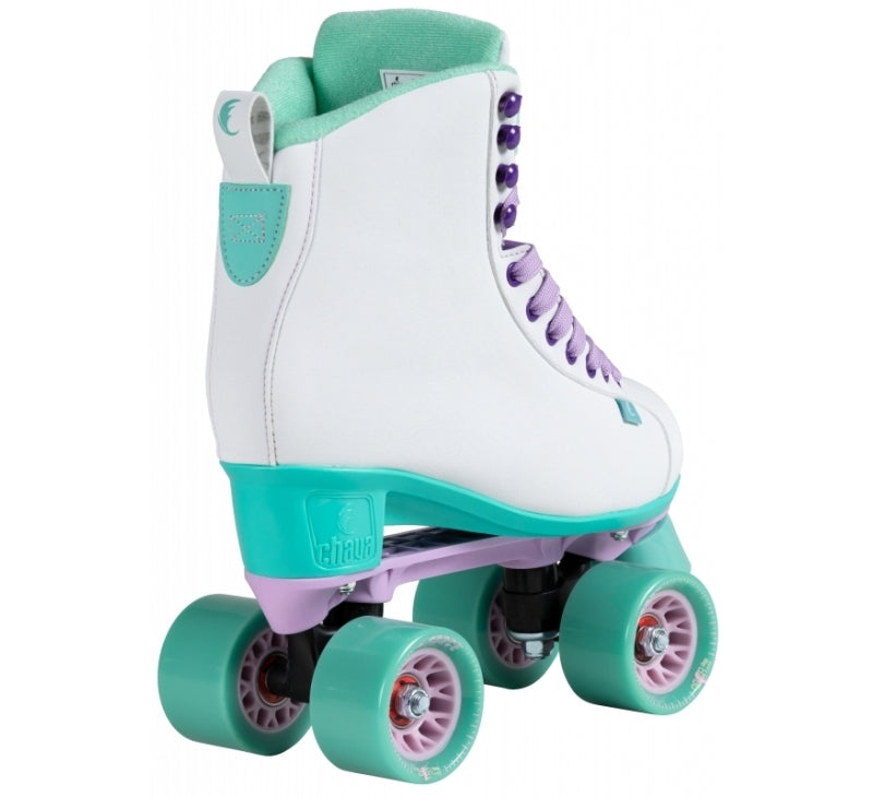 Chaya Lifestyle Roller Skates Melrose White & Teal - Momma Trucker Skates