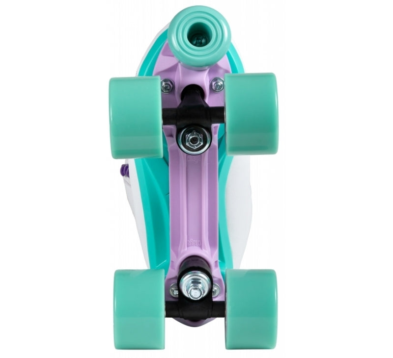 Chaya Lifestyle Roller Skates Melrose White & Teal - Momma Trucker Skates