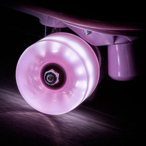 Chaya Light Up Quad Wheels - Neon Pink - Momma Trucker Skates