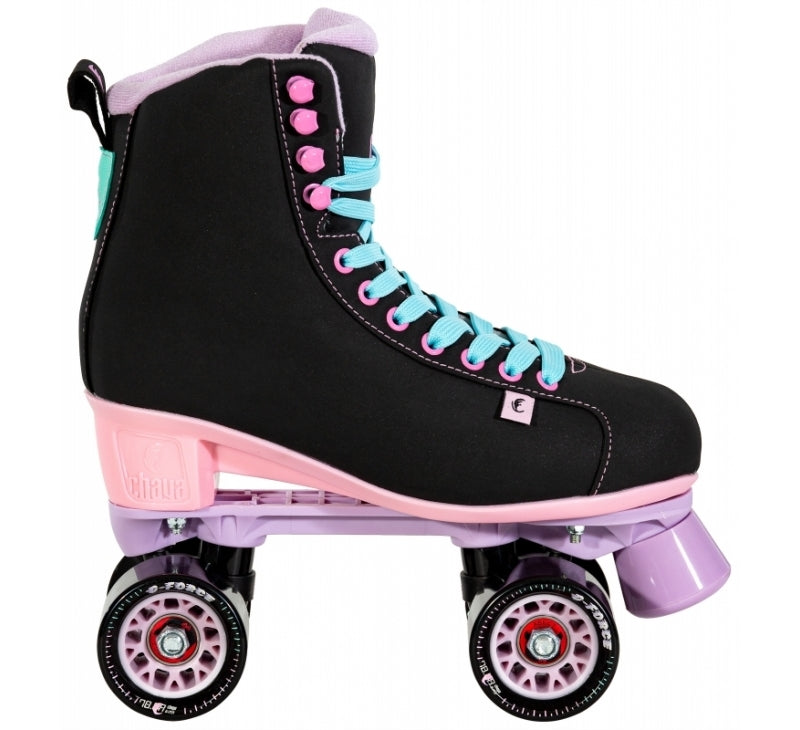 Chaya Melrose Black & Pink Roller Skates - Momma Trucker Skates