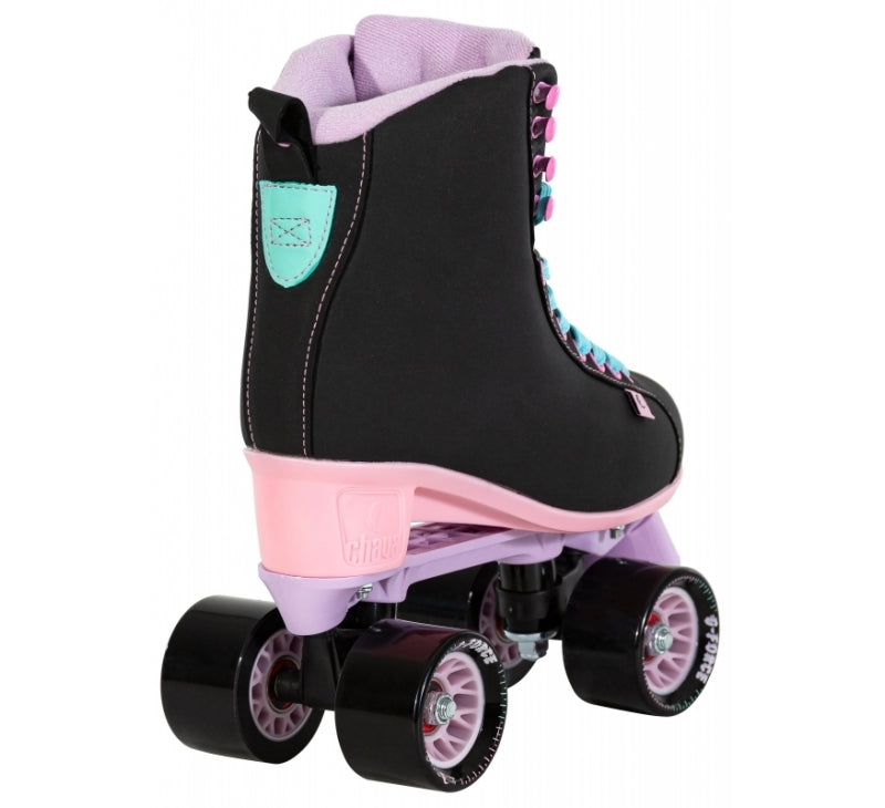 Chaya Melrose Black & Pink Roller Skates - Momma Trucker Skates