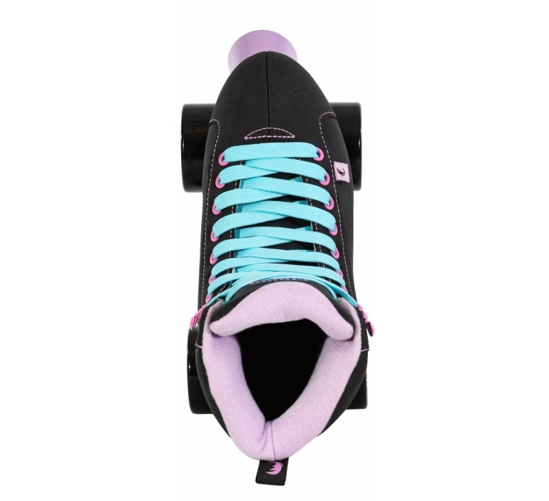 Chaya Melrose Black & Pink Roller Skates - Momma Trucker Skates