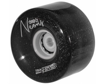 Chaya Light Up Quad Wheels - Neon Black