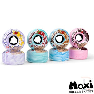 Moxi Fundae Skate Park Wheels 57mm 92a - Momma Trucker Skates