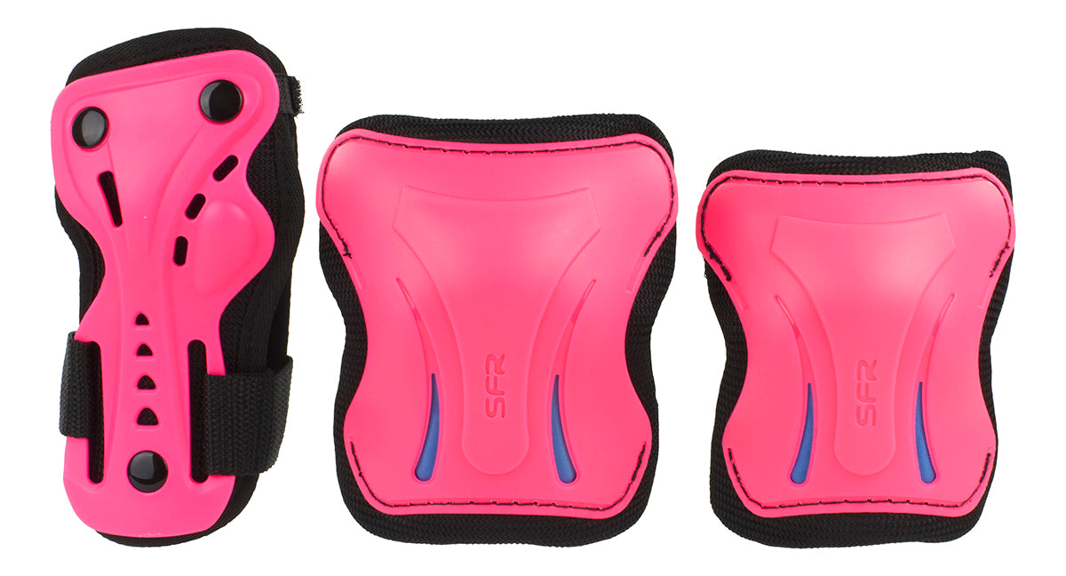 SFR Essentials Protection Triple Pad Set - All Colours! - Momma Trucker Skates