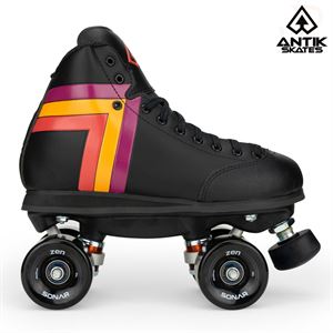 Antik SkyHawk Outdoor Roller Skates - Black