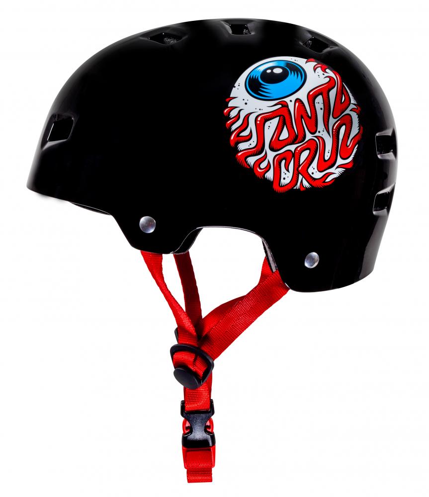 Bullet x Santa Cruz Helmet Eyeball Youth 49-54cm - Momma Trucker Skates