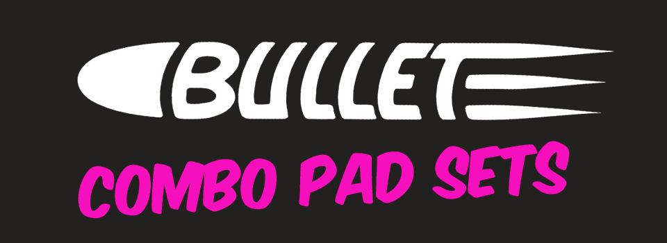 Bullet Junior Combo Pad set - All Colours! - Momma Trucker Skates