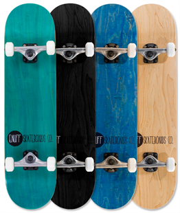 Enuff Logo Stain Complete Skateboard - Pre-Order - Momma Trucker Skates