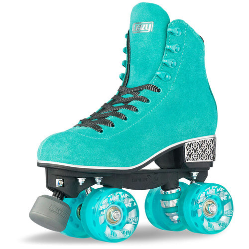 Crazy Skates Evoke Roller Skates - Teal - Momma Trucker Skates