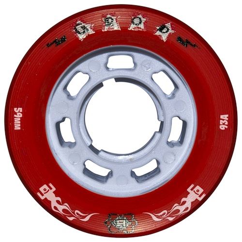 Atom G-Rod Wheels 93a Red/White