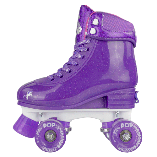 Crazy Skates Glitter Pop Purple - Momma Trucker Skates