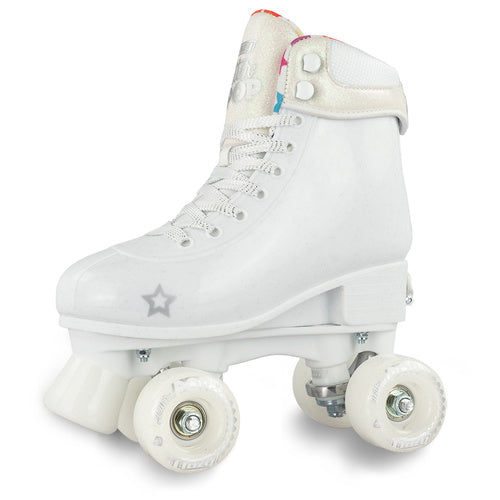 Crazy Skates Glitter Pop White - Momma Trucker Skates