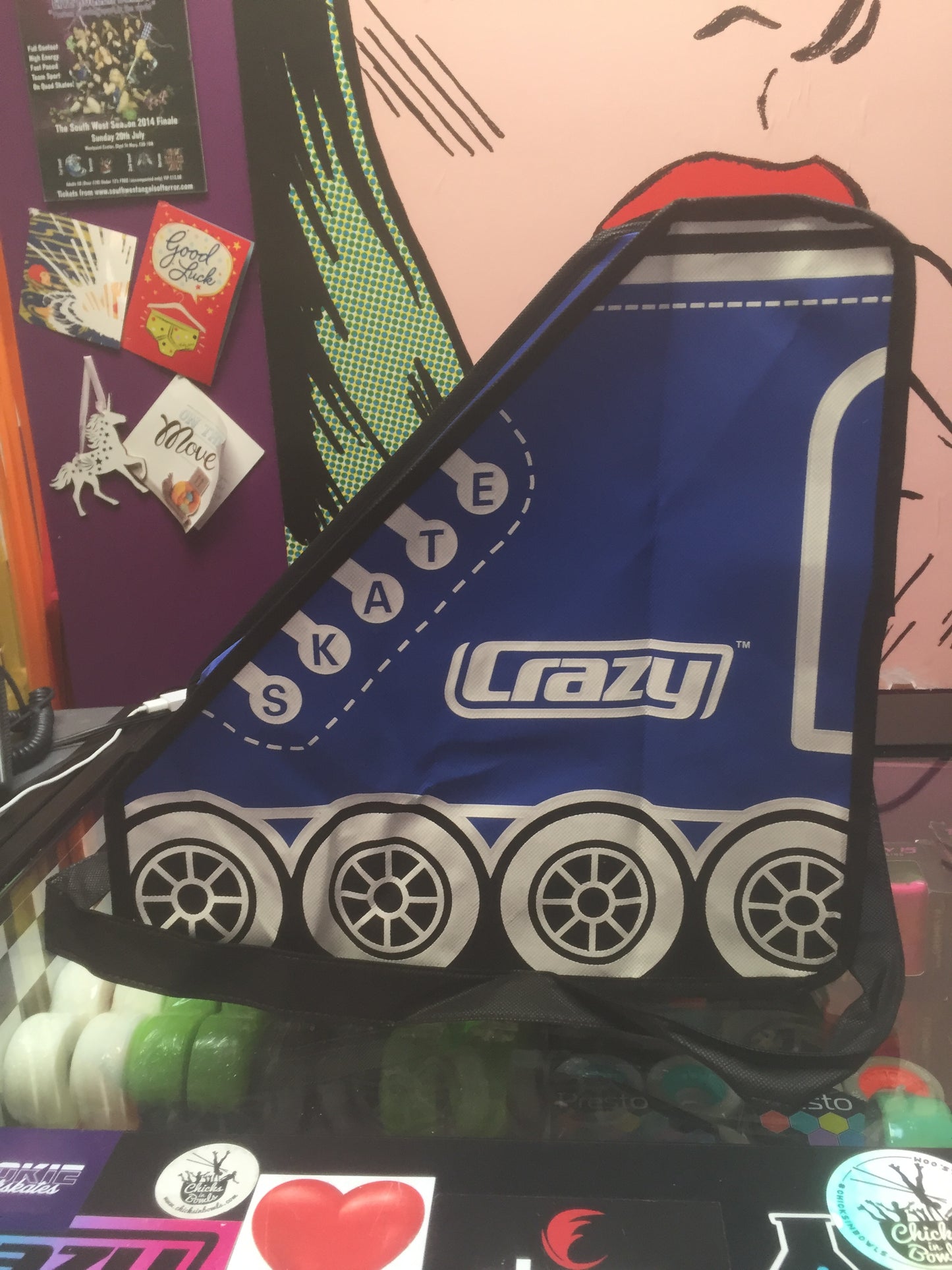 Crazy Skates Sneaker Style Boot Bag - Momma Trucker Skates