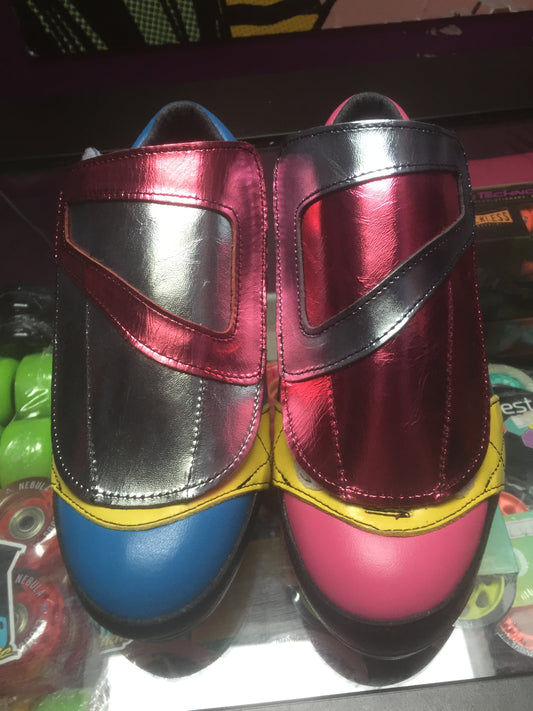 Riedell 951 Custom Colour Roller Derby Jam Skating Quad Boots - Momma Trucker Skates