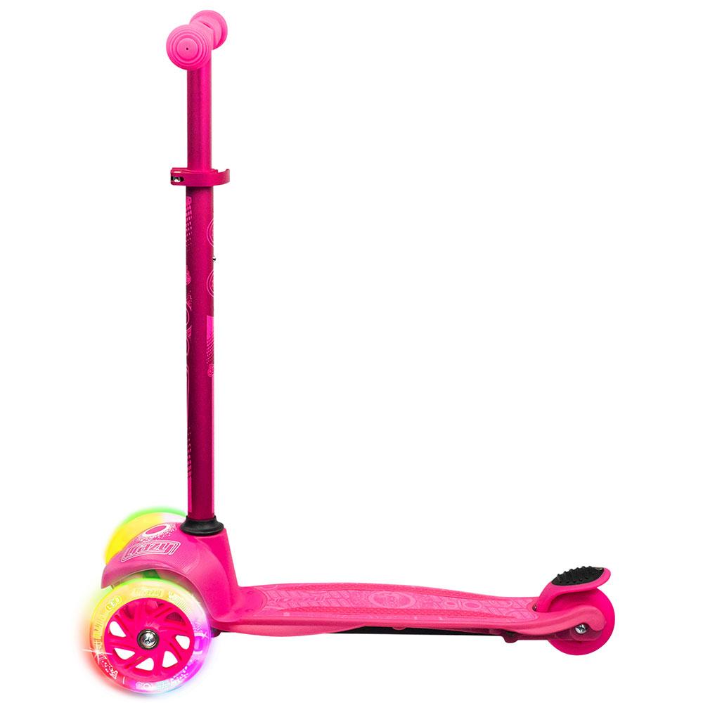 Crazy Skates Joey Glo Scooter & Protexion Set - Pink - Momma Trucker Skates