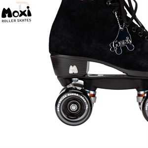 Moxi NEW Lolly Black Quad Roller Skates - Momma Trucker Skates