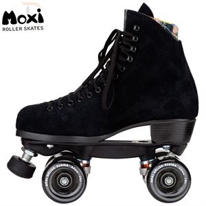 Moxi NEW Lolly Black Quad Roller Skates - Momma Trucker Skates