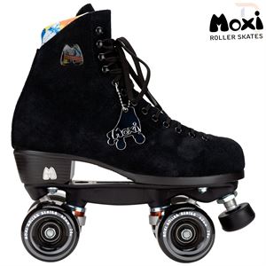 Moxi NEW Lolly Black Quad Roller Skates - Momma Trucker Skates