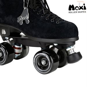Moxi NEW Lolly Black Quad Roller Skates - Momma Trucker Skates
