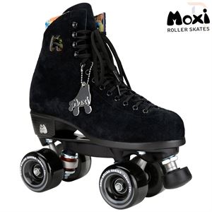 Moxi NEW Lolly Black Quad Roller Skates - Momma Trucker Skates